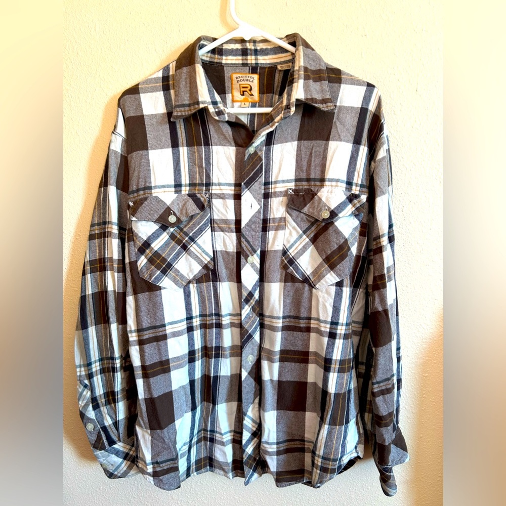 Resistol Double R Mens Flannel